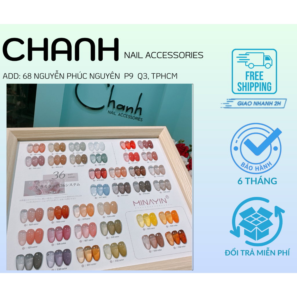 Set Sơn Thạch 36 Màu  - Tặng kèm Bảng Màu