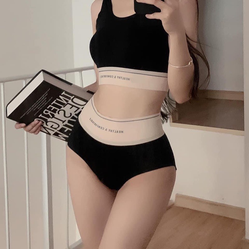 Quần Lót Nữ Đúc Su Cạp Cao Tàng Hình Chữ COMFORTABLE Thể Thao 1045  Hot