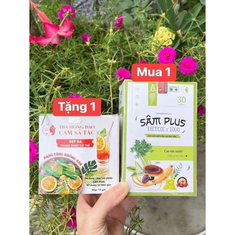 Sâm Plus Detox X1000 chính hãng an toàn