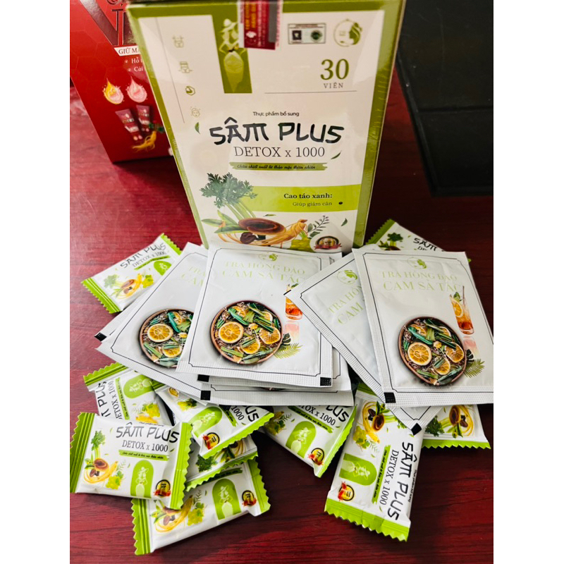 Sâm Plus Detox X1000 chính hãng an toàn