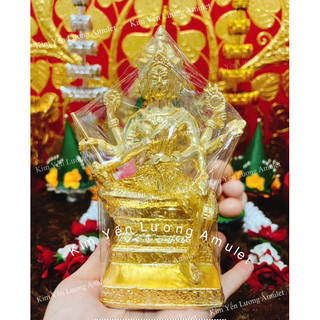 🎀 tượng phật tứ diện cao cấp mạ vàng thái lan cao 16cm 🎀