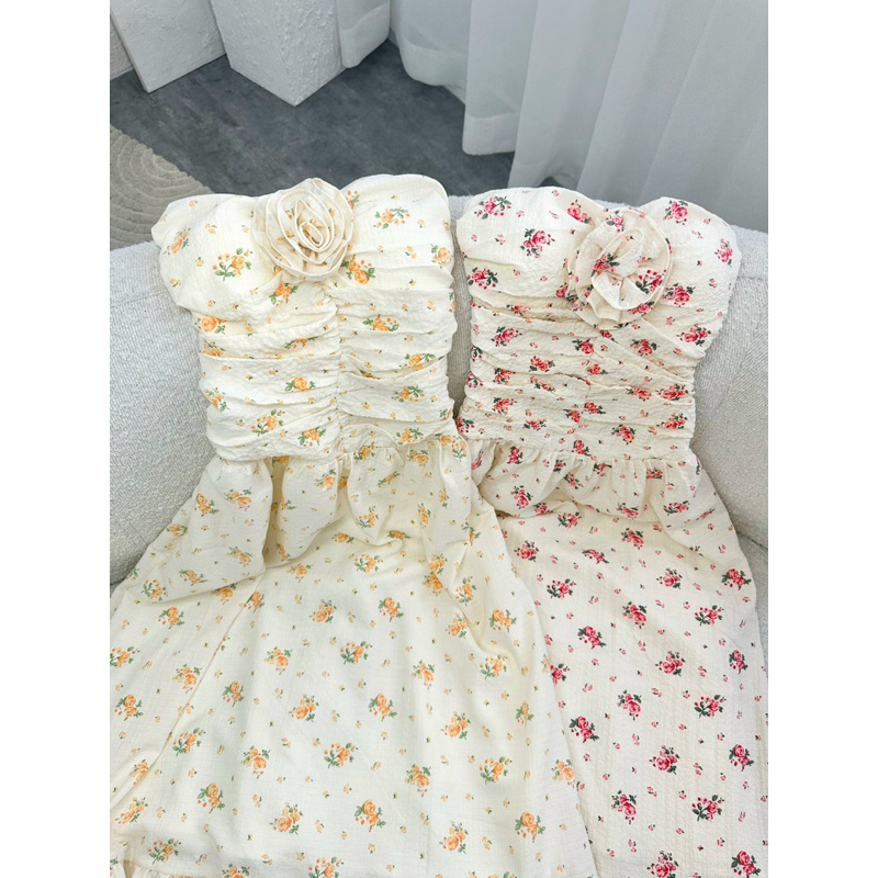 GORGEOUS - Đầm maxi hoa hồng - Rosalyn Dress