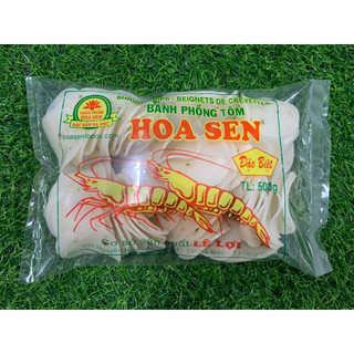 Bánh phồng tôm tiêu trắng gói 500g