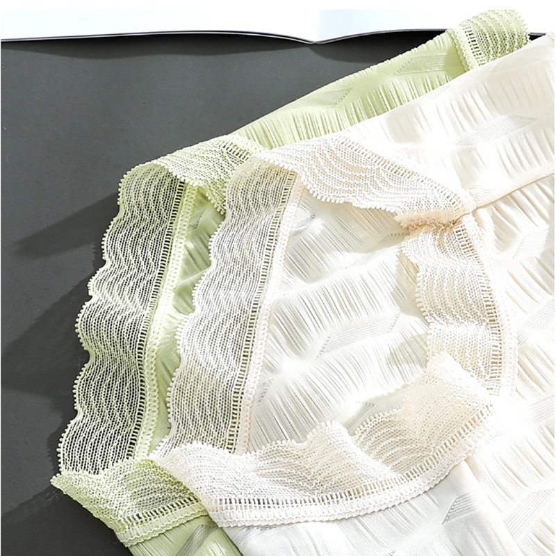 SET 3 QUẦN LÓT SU VIỀN REN ĐÍNH NƠ MÁT LẠNH KHÁNG KHUẨN SEXY LOTNU23