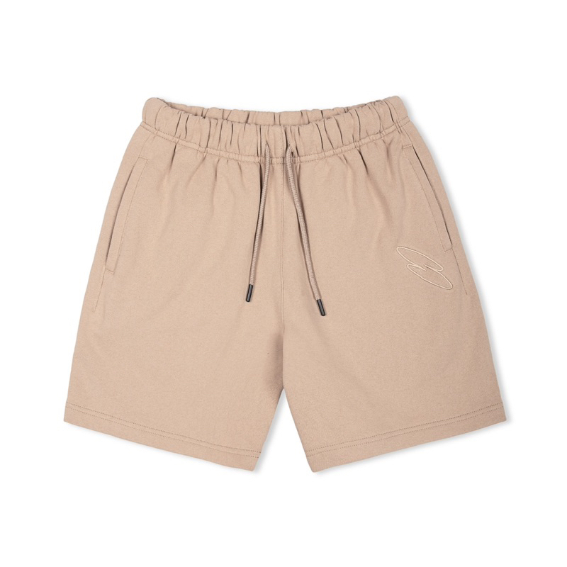 Quần Essential Short Soap Studio màu Latte chất liệu chân cua kiểu dáng unisex nam nữ