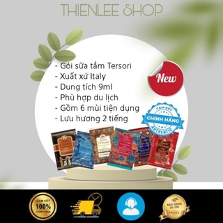 Sữa tắm nước hoa Tesori D'Oriente 7ml- Sữa tắm xích gói Tesori D'Oriente Italia - Hàng Chính Hãng