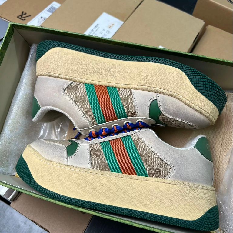 Giày độn đế tăng chiều cao Gucci Ong x Old Order