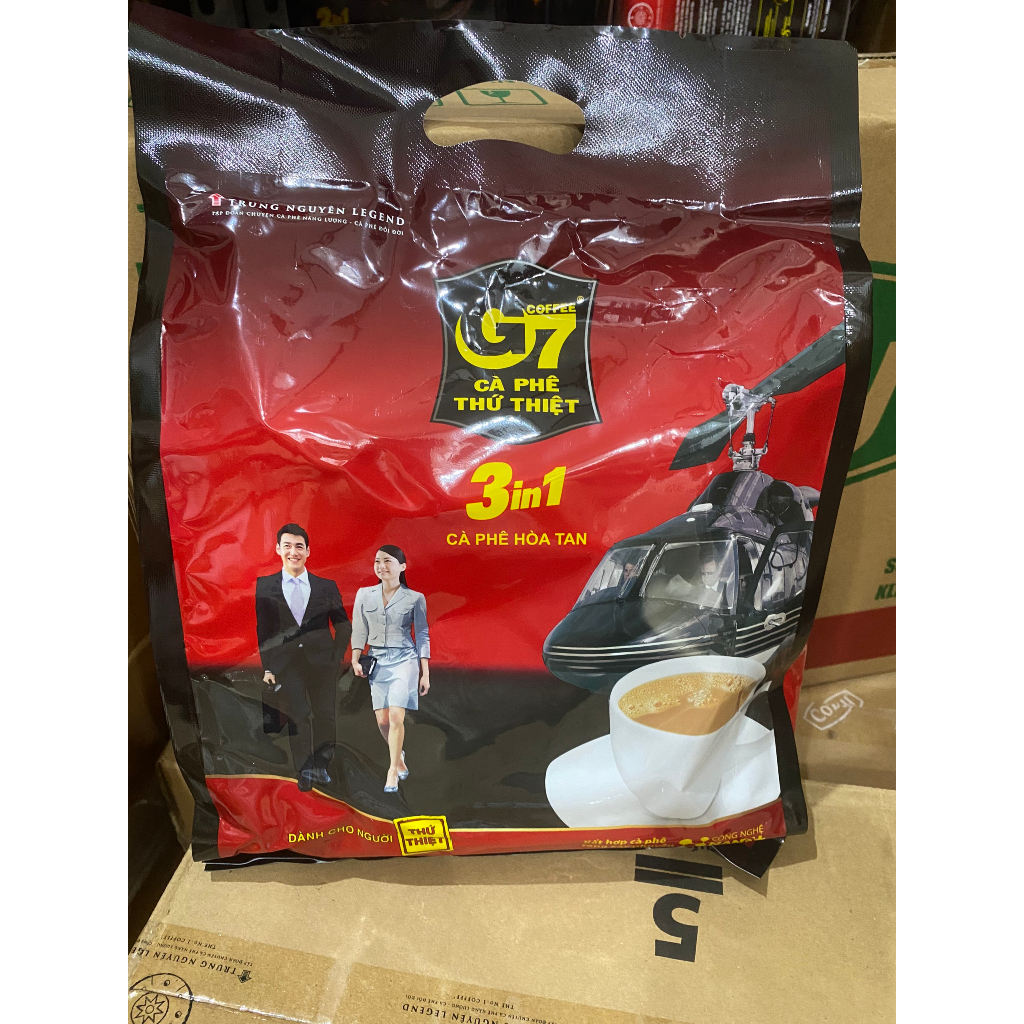 Cà Phê Sữa Hoà Tan G7 3in1 Bịch 100 gói / Bịch 50 gói