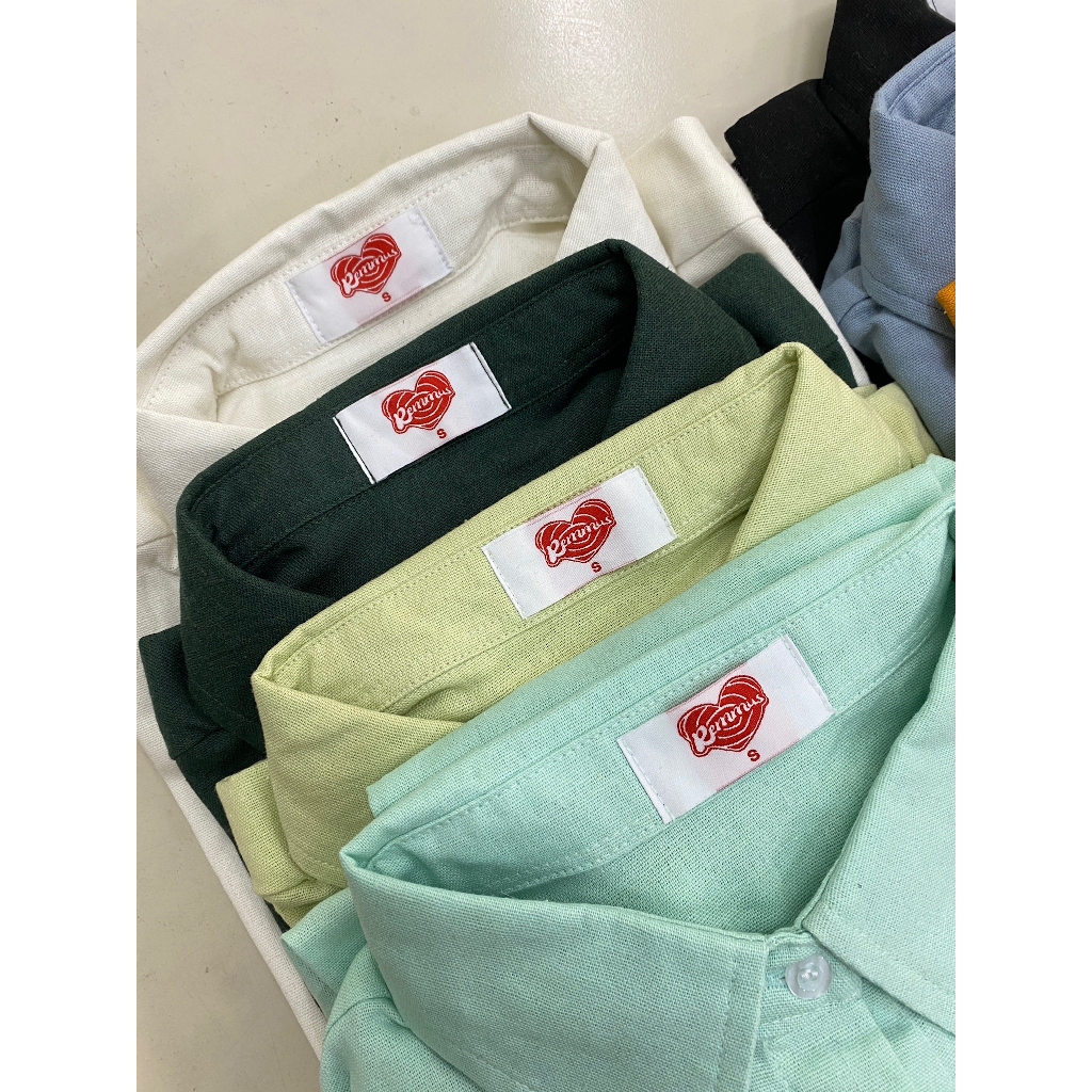 Áo sơ mi bền vững - Sơ Mi Kẹo ngọt Linen unisex Remmus