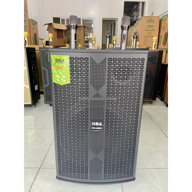 Loa kéo DBA 1515 Bass 40 3 đường tiếng mic set tần số 12 núm chỉnh