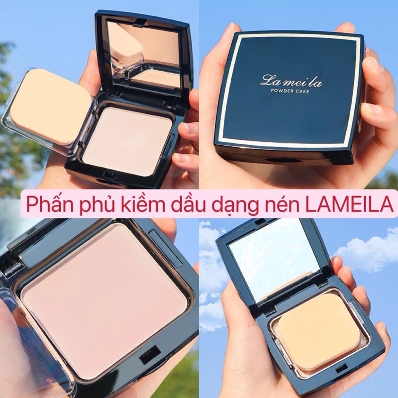 Phấn phủ kiềm dầu Lameila dạng nén