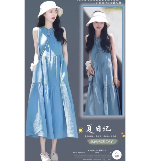 Outfit MÙA HÈ VÁY BẦU PHONG CÁCH HÀN QUỐC TRẺ TRUNG