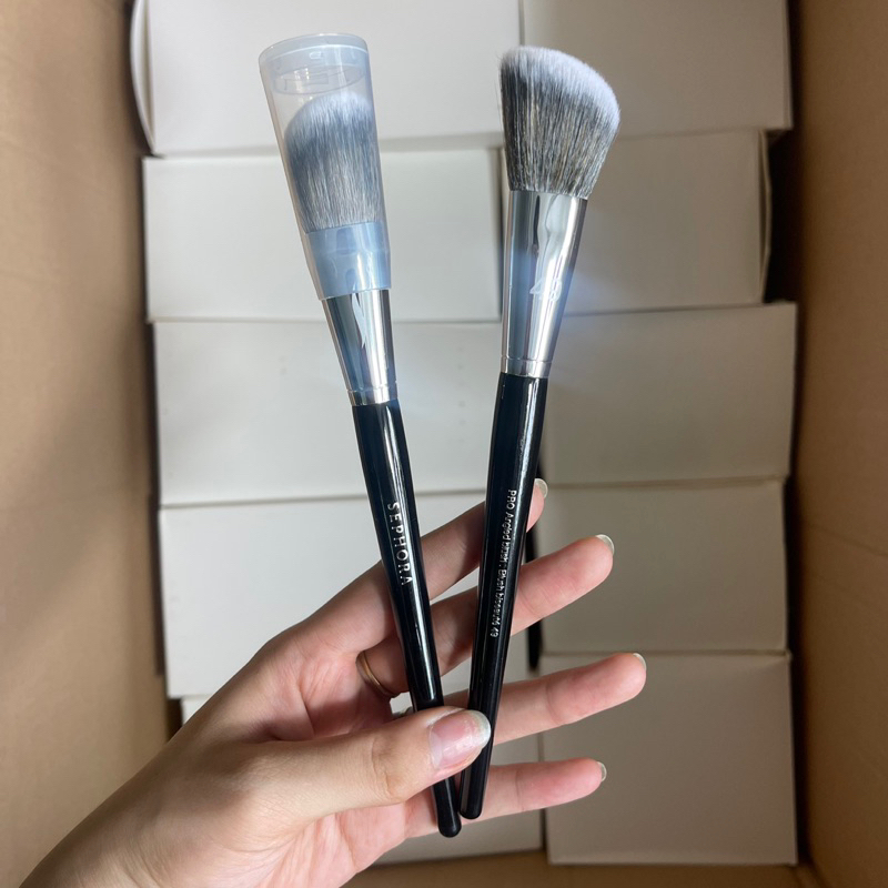 Cọ Khối Sephora Số 49 Hàng Loại 1 Khắc Tên Hãng Lông Thú Có Đồ Bọc Bảo vệ Cọ [Chính Hãng]