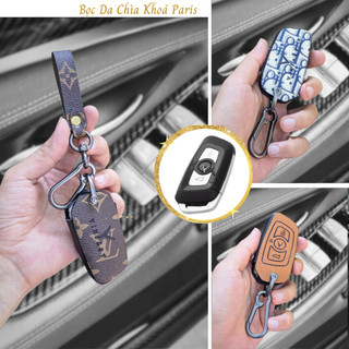 Bọc chìa khoá Vinfast Lux A Lux SA, ốp chìa khoá ô tô Vinfast Lux, bao da chìa khóa Vin da thật trẻ trung