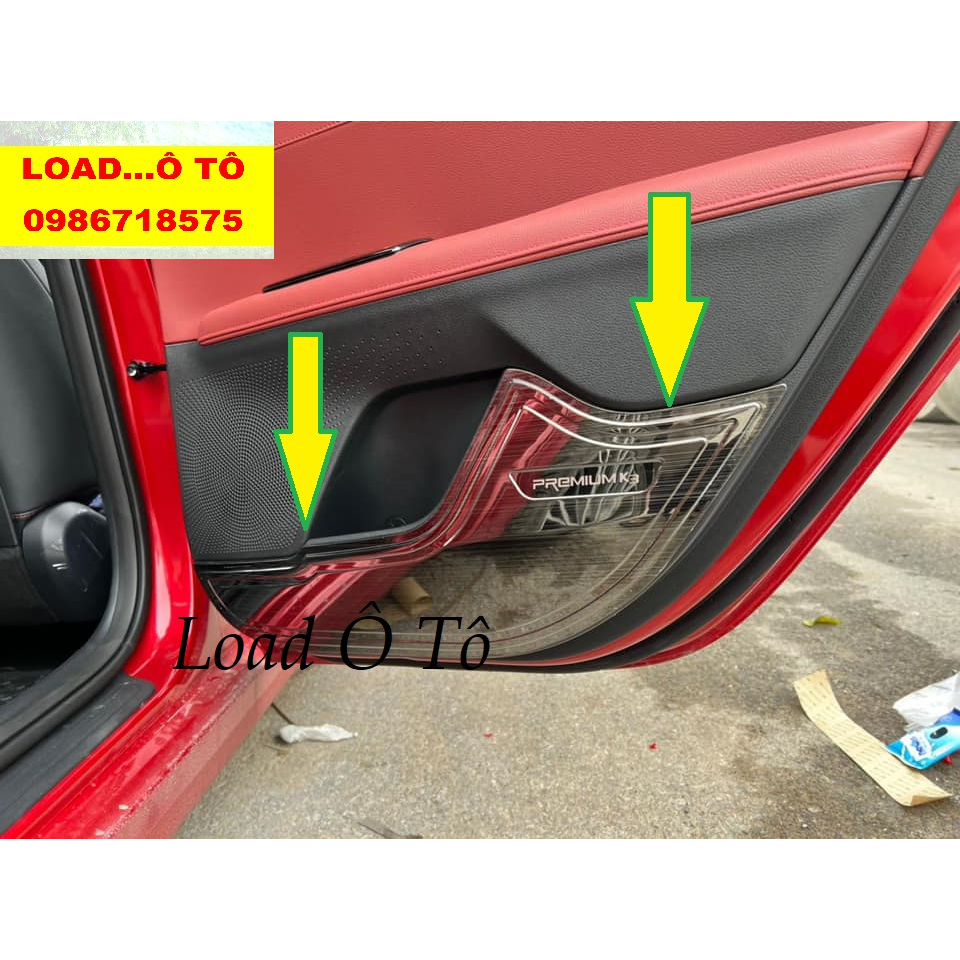 Ốp Tapli Cánh Cửa Xe KIA K3 2023-22 Mẫu Vân Titan Cao Cấp Cho 4 Cánh Cửa, Có Sẵn Keo Dán 3M