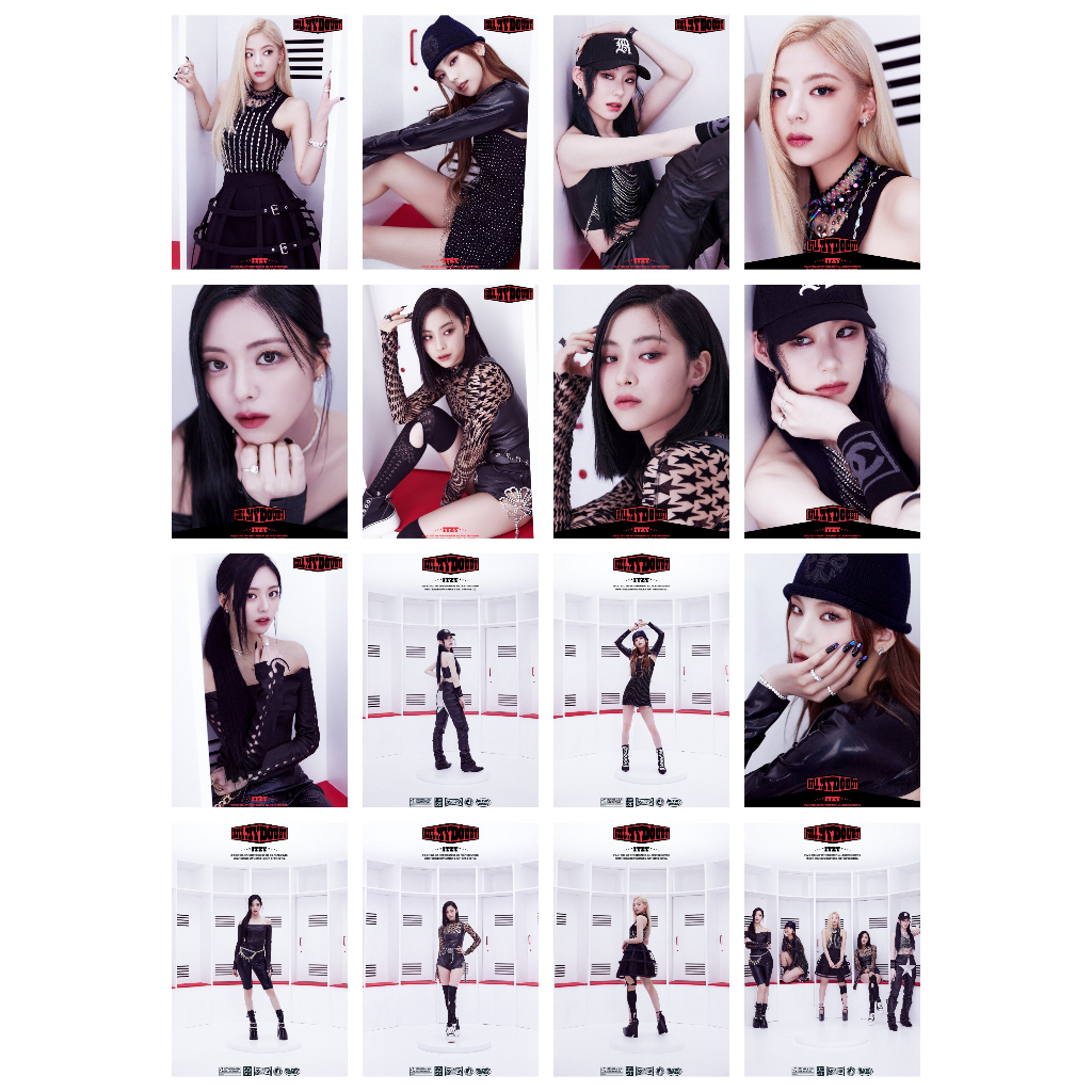 Lomo card 20 ảnh nhóm ITZY - KILL MY DOUBT