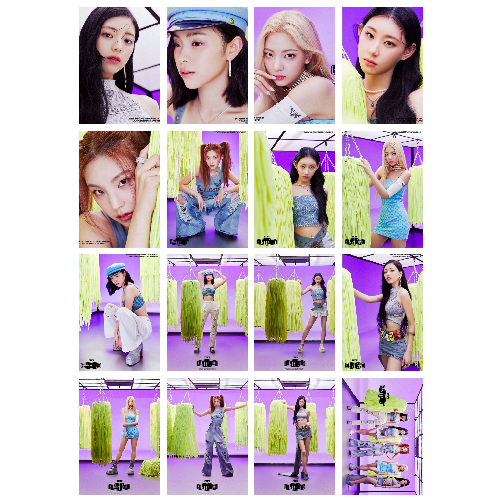 Lomo card 20 ảnh nhóm ITZY - KILL MY DOUBT