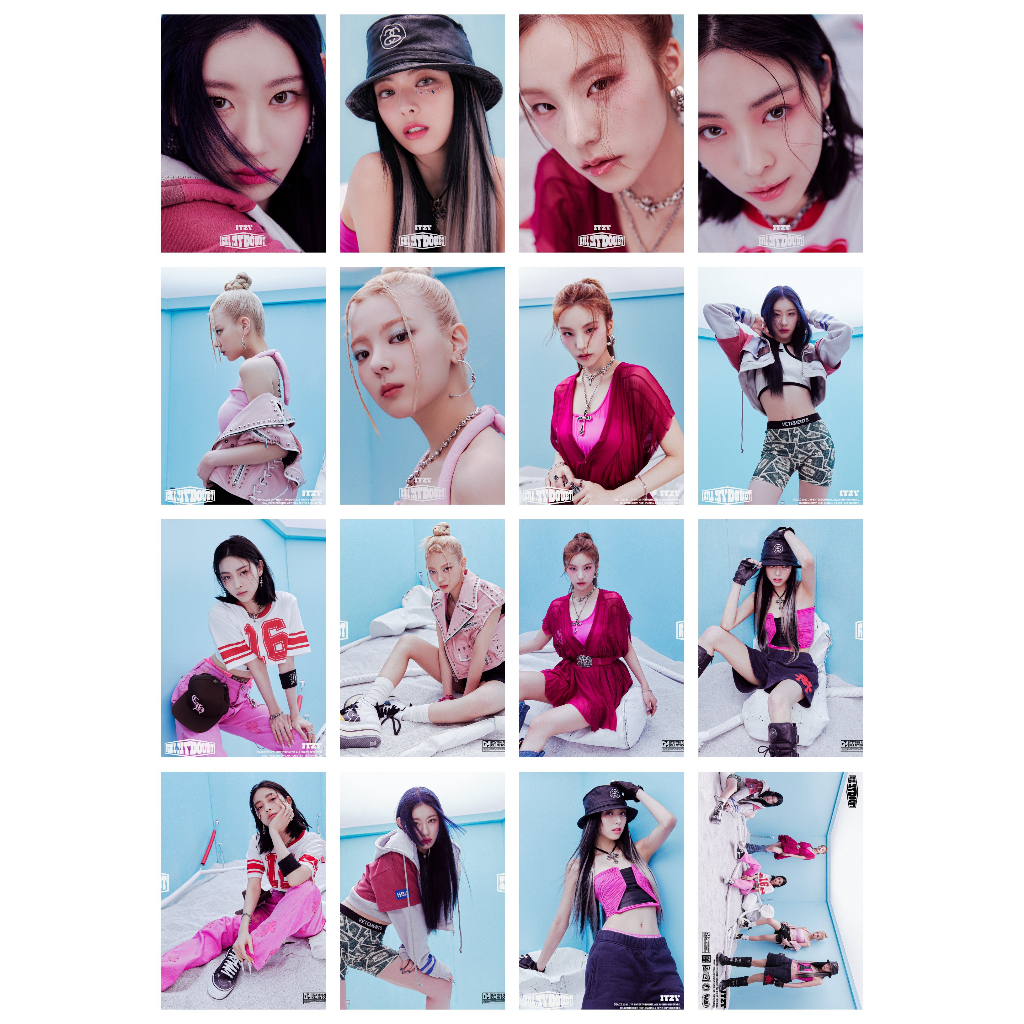 Lomo card 20 ảnh nhóm ITZY - KILL MY DOUBT