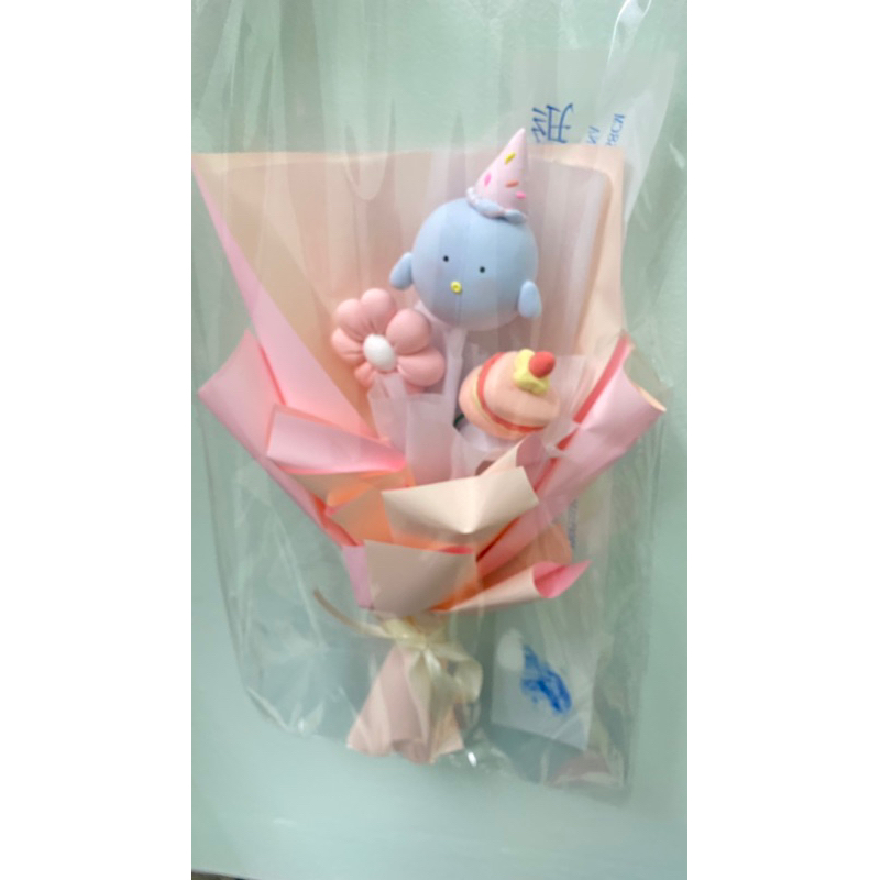 Hoa Đất Sét Tự Khô Làm Quà Tặng Ý Nghĩa-Kèm Đèn Và Túi