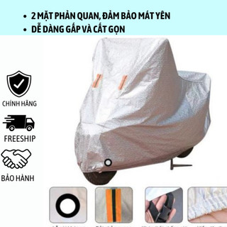 Bạt Phủ Xe Máy tráng nhôm 3 lớp