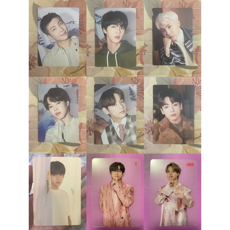 (CHAT TRƯỚC/ĐỌC MÔ TẢ) BTS Hình ảnh nhỏ chính thức Mini Photocard RM, J-Hope, SUGA, Jin