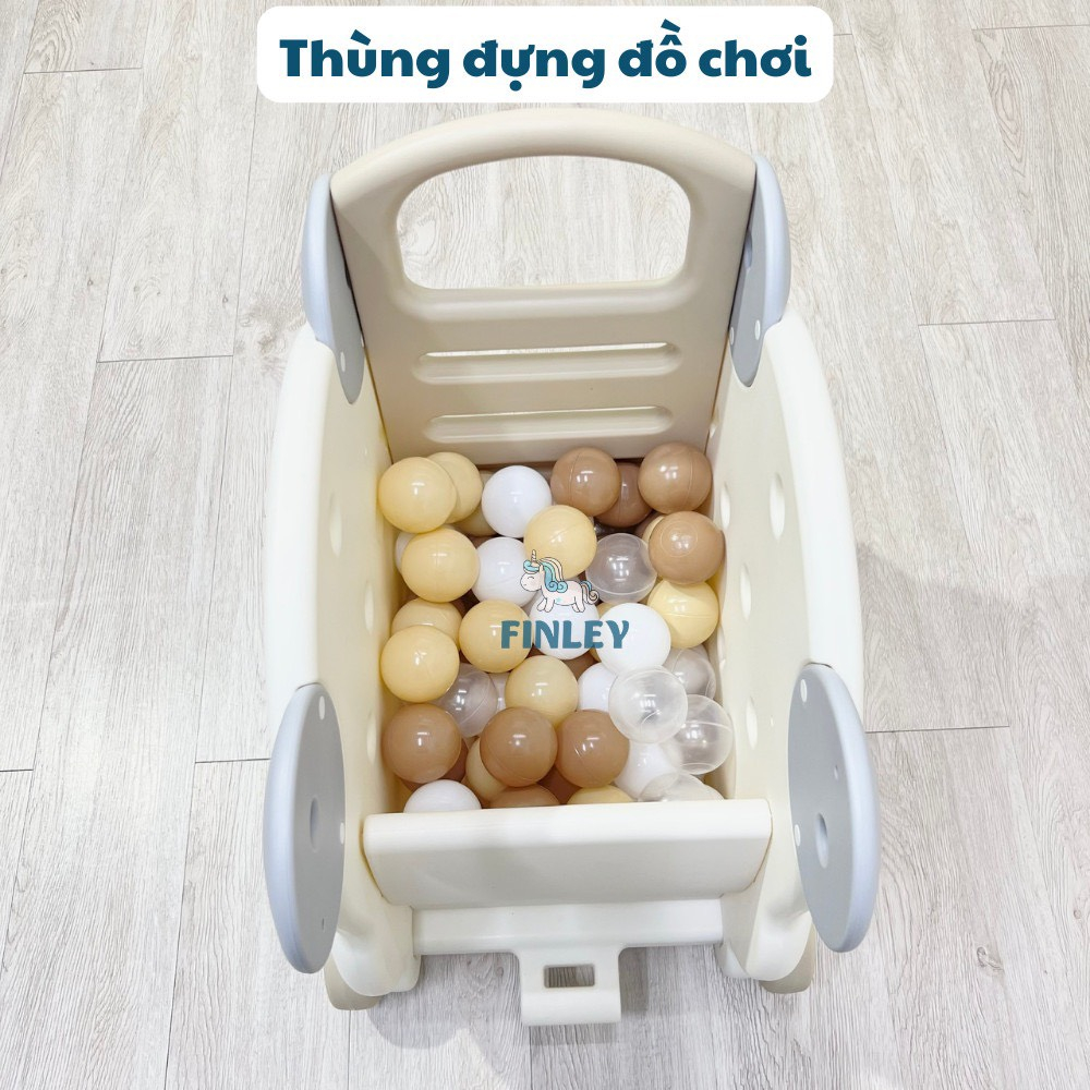 Xe đồ chơi cho bé có bánh xe dễ dàng di chuyển kết hợp xe tập đi mẫu gấu Hàn Quốc siêu yêu