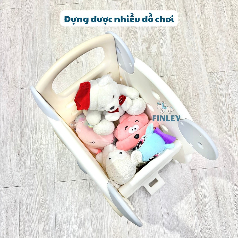 Xe đồ chơi cho bé có bánh xe dễ dàng di chuyển kết hợp xe tập đi mẫu gấu Hàn Quốc siêu yêu