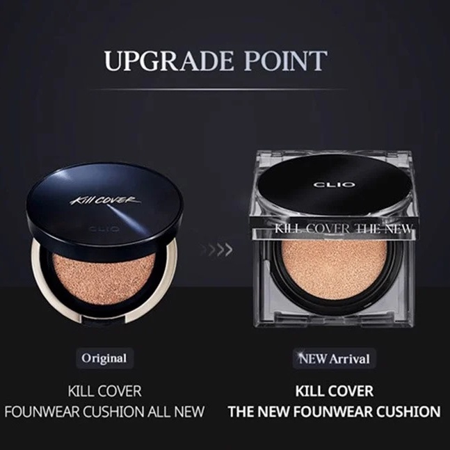 PHẤN NƯỚC CLIO KILL COVER FOUNWEAR CUSHION THE NEW SPF 50+PA++