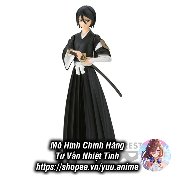 Mô Hình Chính Hãng Bleach - Kuchiki Rukia - Solid and Souls (Bandai Spirits)
