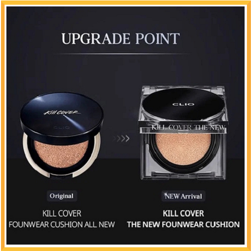 PHẤN NƯỚC KÈM LÕI THAY THẾ CLIO KILL COVER FOUNWEAR CUSHION THE NEW