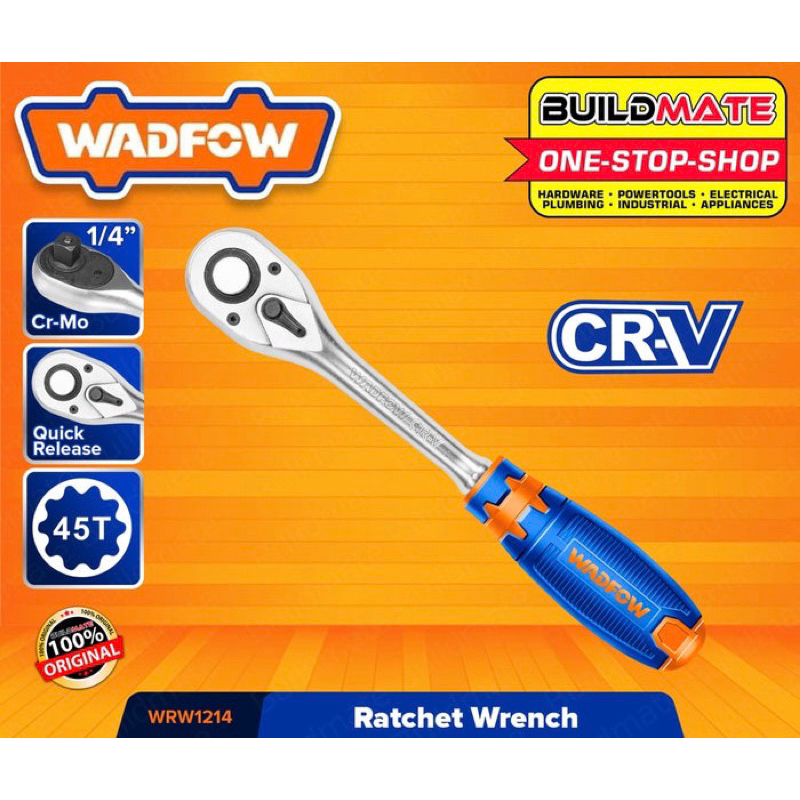 Cần siết 1/4 inch tự động 2 chiều WADFOW WRW1214