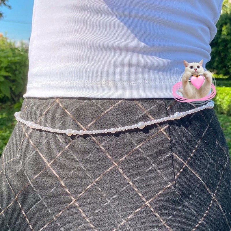 Dây Đeo Eo Hạt Cườm Handmade Nhiều Màu Sắc