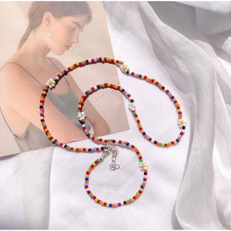 Dây Đeo Eo Hạt Cườm Handmade Nhiều Màu Sắc