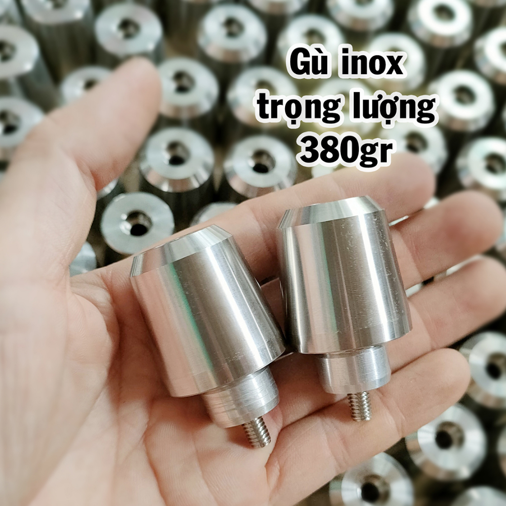Mua gù tay lái salaya kiểu sh gù chống run inox 304 tặng kèm nhôm đóng ...