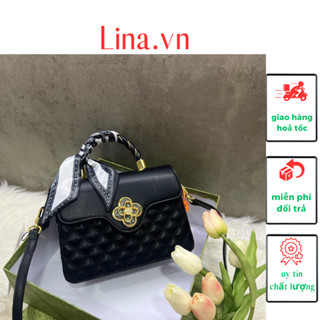  Túi xách nữ cầm tay đeo chéo Bailinniao Đen901 size 20 