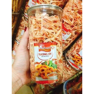 Mực xé sợi hấp nước dừa, hộp 250gr
