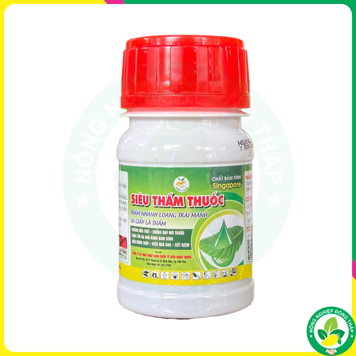 Chất Bám Dính Singapore SIÊU THẤM THUỐC – Thấm Nhanh Loang Trải Mạnh, 30 Giây Là Thấm (Chai 100ml)