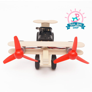 Máy bay 2 cánh tự lắp ráp DIY| Đồ chơi STEM