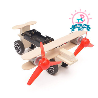 Máy bay 2 cánh tự lắp ráp DIY| Đồ chơi STEM