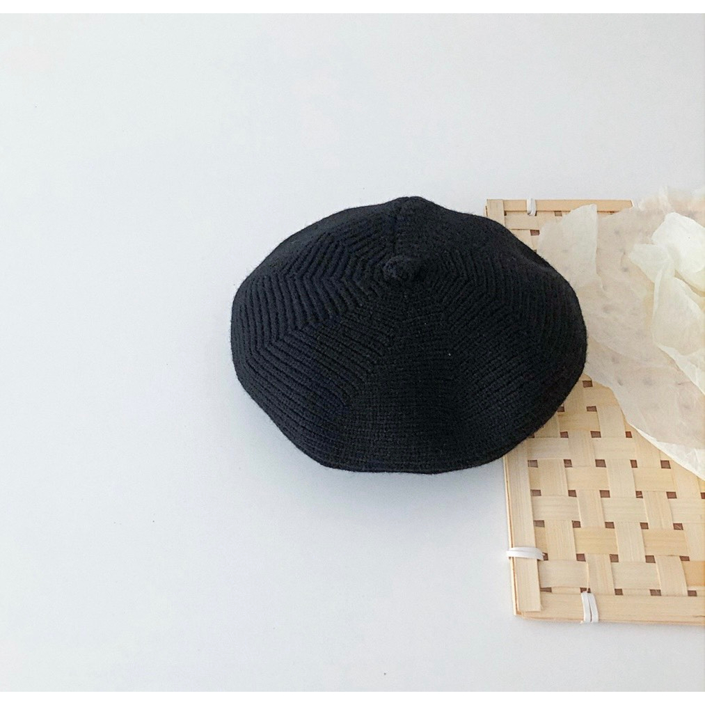 Mũ nồi chat dệt kim len cc pc hàn cho bé mix đồ mùa đông bé trai bé gái - pk12