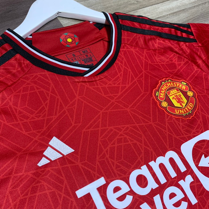 Áo Bóng Đá CLB Man-U, Áo Đá Banh Man-U 2022/2023 - Chuẩn Mẫu Thi Đấu - Vải Polyester Gai Thái