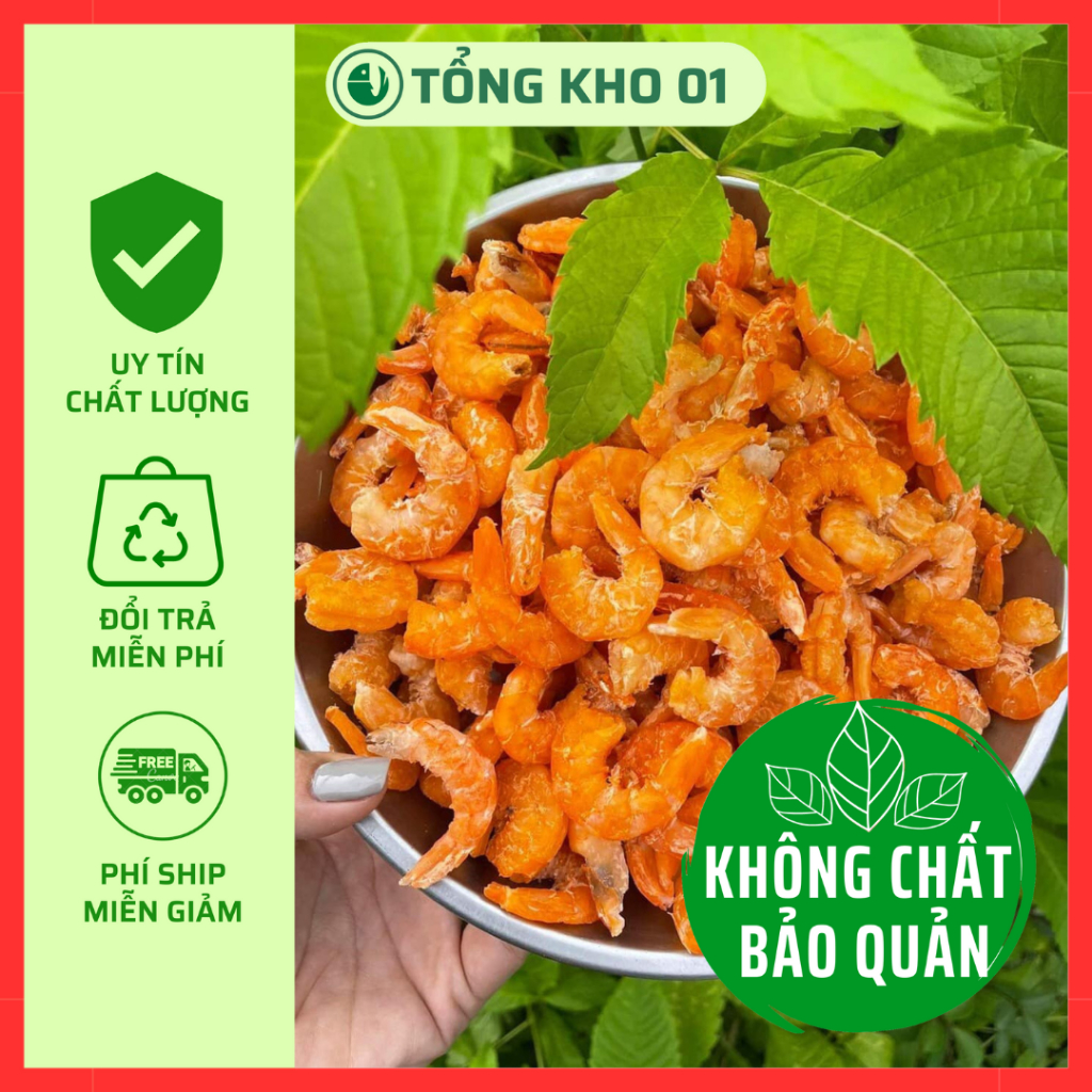 Tôm thẻ khô giòn ngọt, hàng tuyển chọn, siêu to, chất lượng cao, chuyên quà biếu tặng cho...