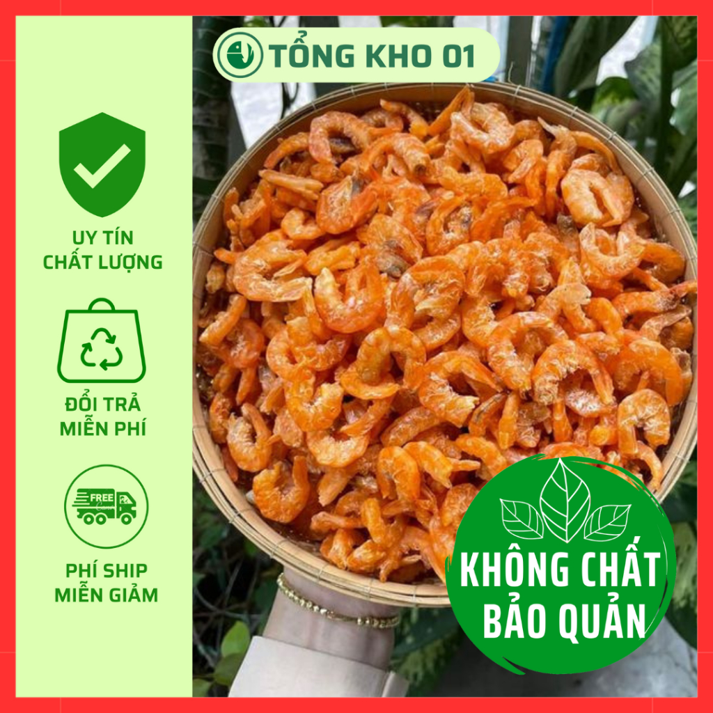 (GIÁ GỐC) Tôm khô thẻ ngọt, loại 1, siêu to (size L), bao y hình. Hàng thượng hạng chuyên xuất khẩu, quà biếu, cho tặng