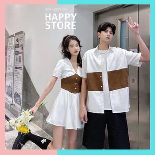 Đồ đôi nam nữ dễ thương, đồ cặp nam nữ váy áo đôi chất đẹp để chụp hình cưới, đi du lịch, đồ đôi đi biển nam nữ