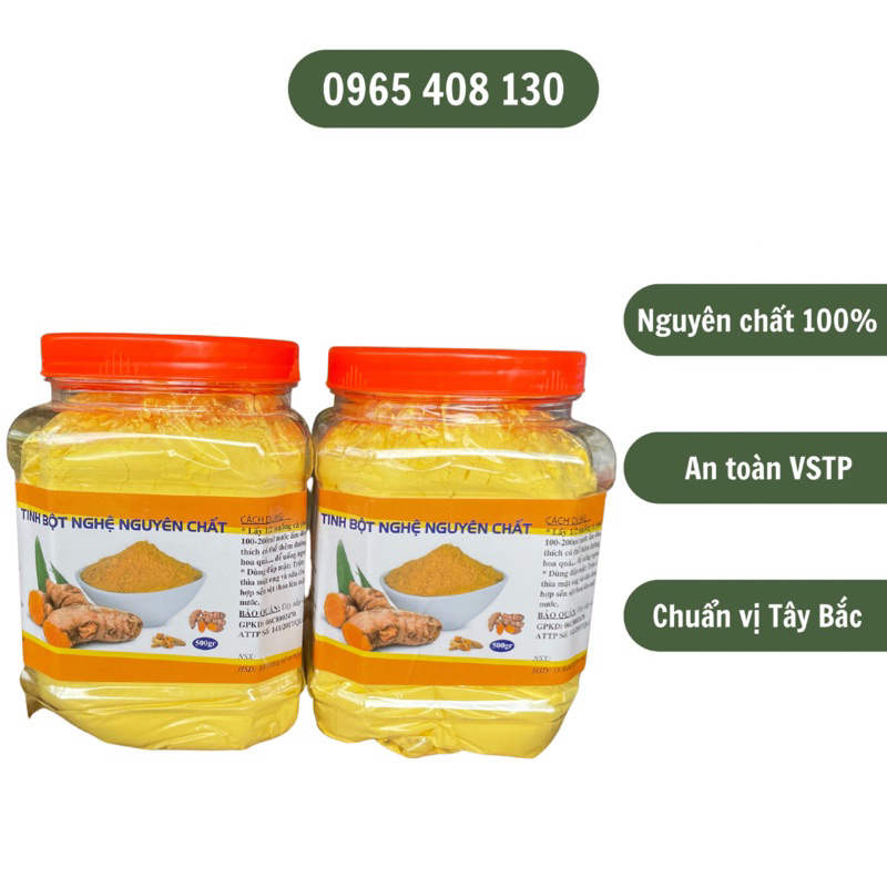 Tinh Bột Nghệ Nguyên Chất  Tinh bột nghệ quê