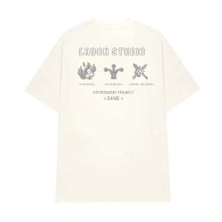 Áo thun Card Cloves Local Brand Form Unisex Ladon / Cream AT47