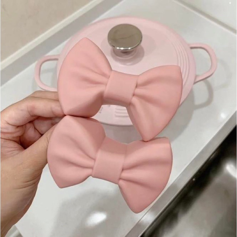 Chopper máy xay tỏi ớt mini , lót chống nóng hình nơ nội địa trung