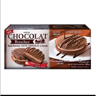 Combo 2 hộp Bánh chocolat bouchee 162g có 4 vị