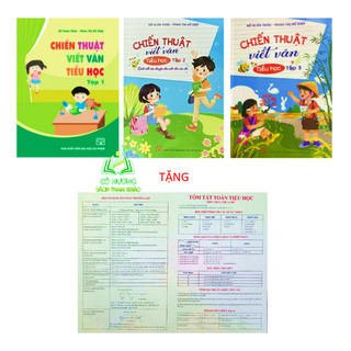 Sách - combo 3 cuốn chiến thuật viết văn tiểu học tập 1 + tập 2 + tập 3
