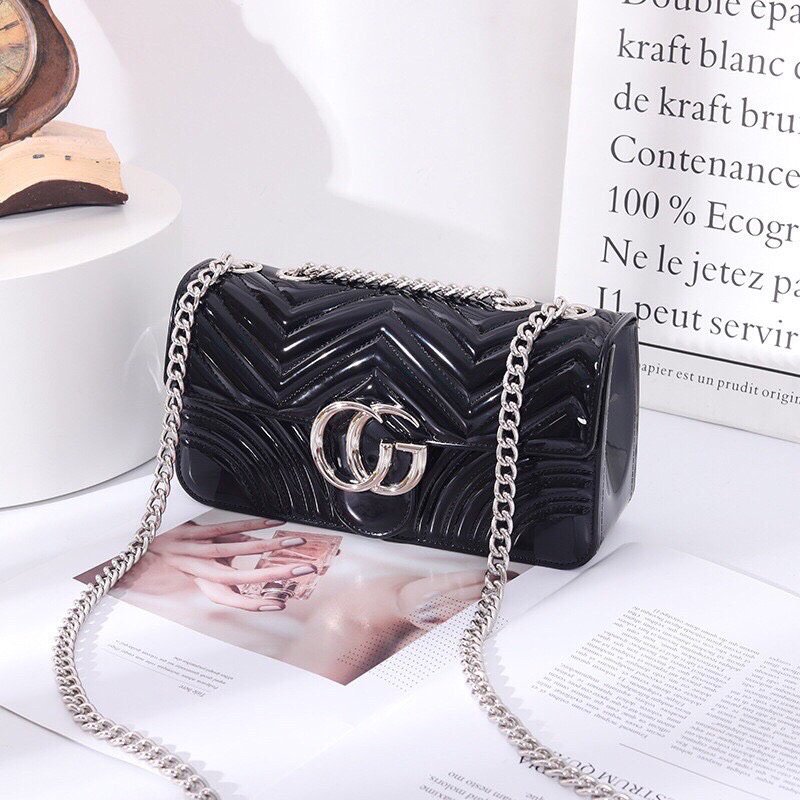 Túi nhựa silicon đeo chéo, cầm tay sang chảnh Rosabell